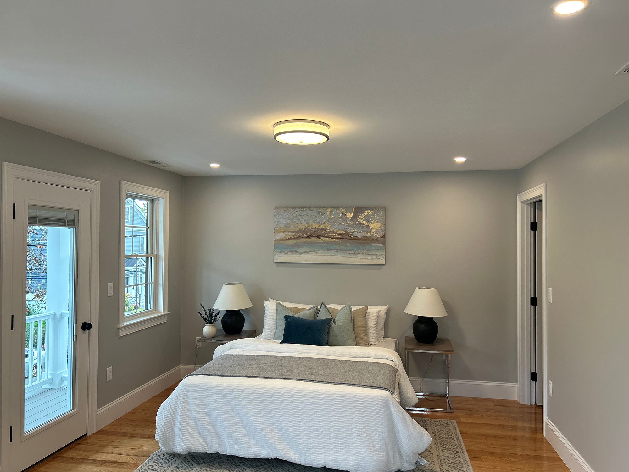 Electrical - Bedroom Fixture and Recessed lights